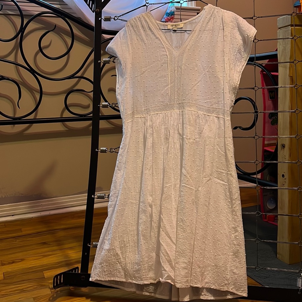 Umgee white dot dress